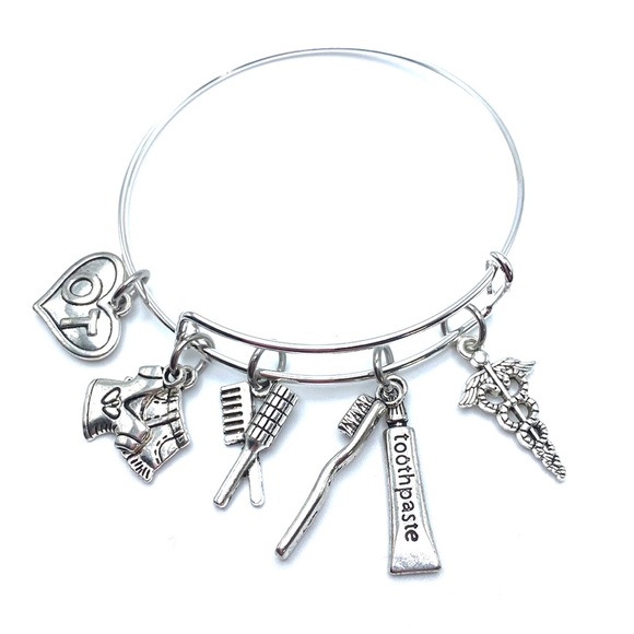 Occupational Therapist Bracelet Therapy Charms May Be Personalized - Picture 2 of 7
